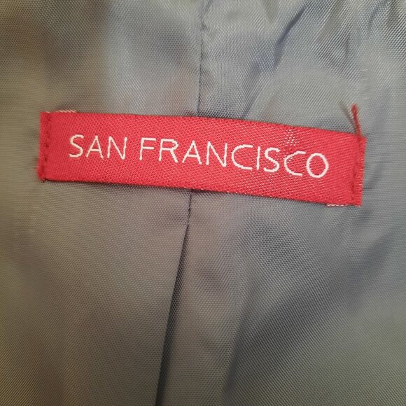 Vintage 90s Sleeveless Corset Top Juniors 13 Silver Black Trim Bow Lace Up - Picture 10 of 11